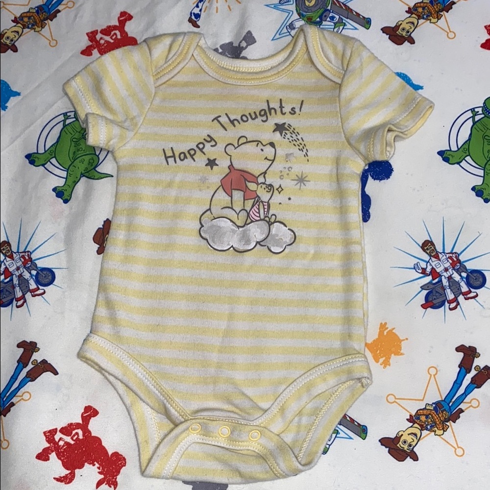 Disney Yellow Bodysuit with Cartoon Design